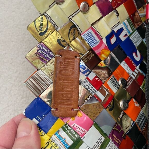 Nahui Ollin Candy Wrapper Bag Purse - Picture 12 of 14